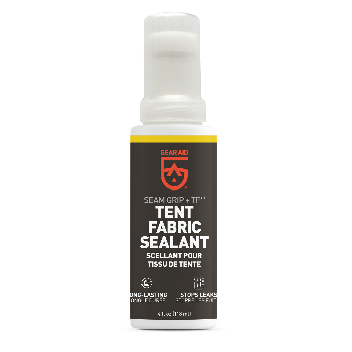 GEAR AID Seam Grip TF Tent Fabric Sealer for Waterproofing, Clear, 4 fl oz