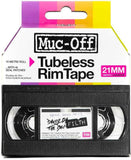 Muc-Off Tubeless Rim,  Adhesive Bike Tire Liner, Tubeless Tape for MTB/Road/Gravel Bikes, Tubeless Kit including 10m Roll of Bike Tape