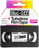 Muc-Off Tubeless Rim,  Adhesive Bike Tire Liner, Tubeless Tape for MTB/Road/Gravel Bikes, Tubeless Kit including 10m Roll of Bike Tape