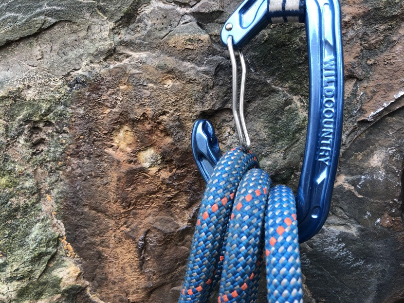 Wild Country Helium 3.0 Rock Climbing Carabiner,  Large Wiregate, Lightweight Aluminum Carabiner, 6 pack
