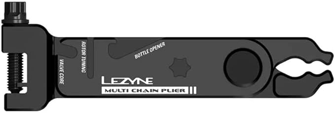 LEZYNE Multi-Chain Bicycle Pliers, Chain Link Removal Integrated with Chain Breaker Tool, Valve Core Wrench, Link Storage, All-in-One Bike Chain Tool