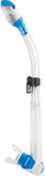 Cressi Adult Diving Dry Snorkel with Splash Guard and Top Valve