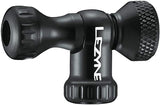 LEZYNE Control Drive CO2 Bicycle Tire Inflator, Head ONLY, Road, Mountain, Gravel Bike Flat Kit, Threaded CO2, Presta or Schrader Valve, Black