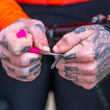 Muc-Off Puncture Plug Repair Kit - Tubeless Tire Repair Kit for MTB/Road/Gravel Bikes - Tubeless Kit with Tire Plugger and Tire Plugs,Pink