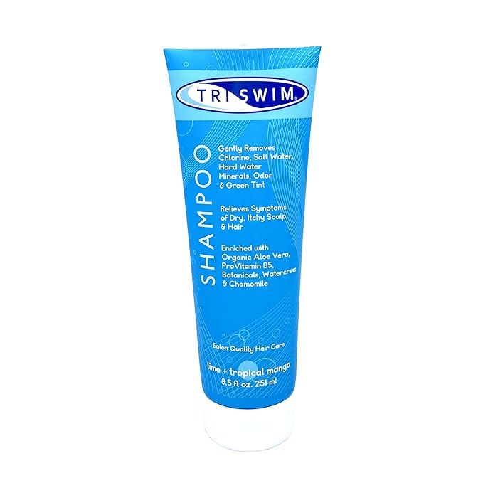 TRISWIM Chlorine Removal Swimmers Shampoo Moisturizing Repairing Hair, 8.5 fl.oz