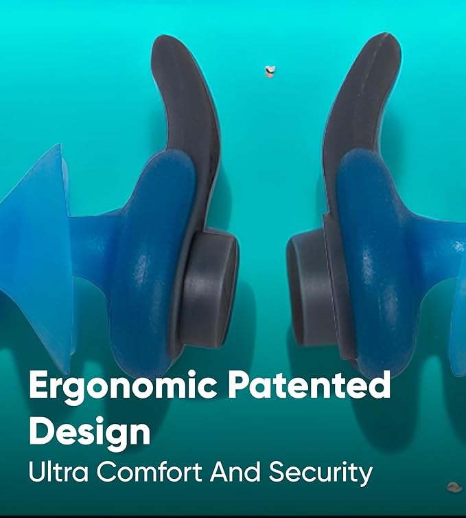 Speedo Unisex Adult Biofuse Earplug Swimming Earplug, Blue, One Size