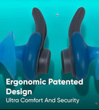 Speedo Unisex Adult Biofuse Earplug Swimming Earplug, Blue, One Size