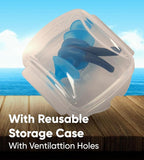 Speedo Unisex Adult Biofuse Earplug Swimming Earplug, Blue, One Size