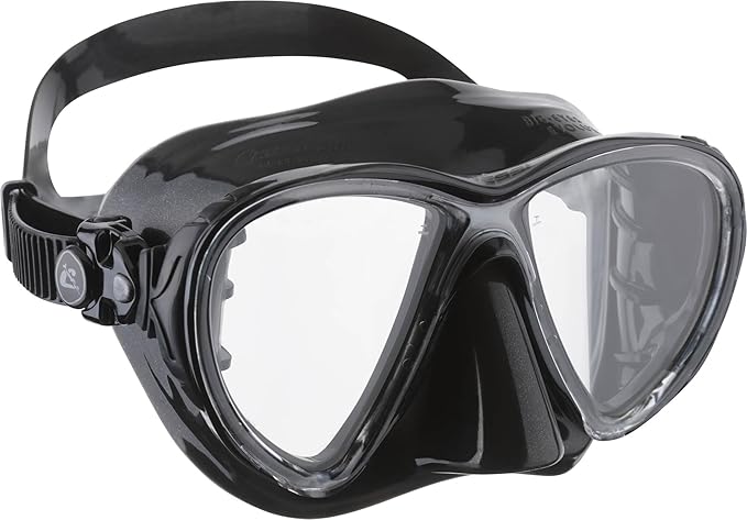 Cressi Scuba Diving Masks with Inclined Tear Drop Lenses for More Downward Visibility, Big Eyes Evolution