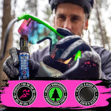 Muc Off 202 Visor, Lens & Goggle Cleaning Kit, Blue, 0.030 l