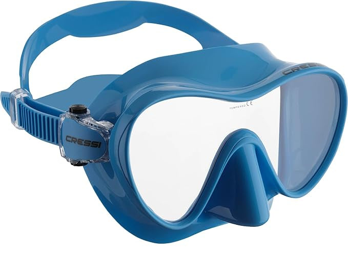 Cressi F1, Scuba Diving Snorkeling Frameless Mask, Perfect Seal Silicone Skirt