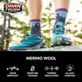 Darn Tough Women's Bear Town  Micro Crew Lightweight with Cushion Sock