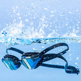 Arena Unisex Python Racing Swim Goggles for Men and Women Anti-Fog No Leak Max Comfort Dual Strap, Mirror/Non-Mirror Lens