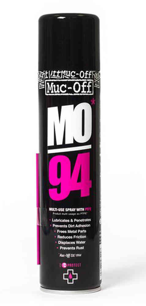 Muc-Off MO-94, 400 Milliliters, Biodegradable Multi-Purpose Protective Spray And Lubricant, Disperses Water To Prevent Rust And Frees Seized Parts