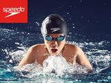 Speedo Unisex-child Swim Goggles Junior Hyper Flyer Ages 6-14, Blue/Jade, One size.