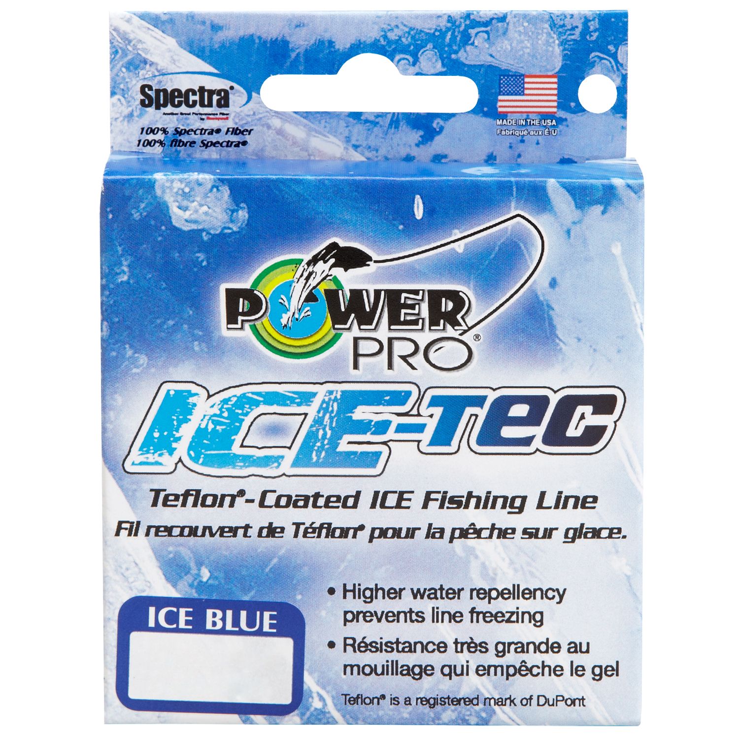 power pro braided ice fishing line 150yrd Dogfish Tackle & Marine PowerPro Braided Fishing Line, ice-tec