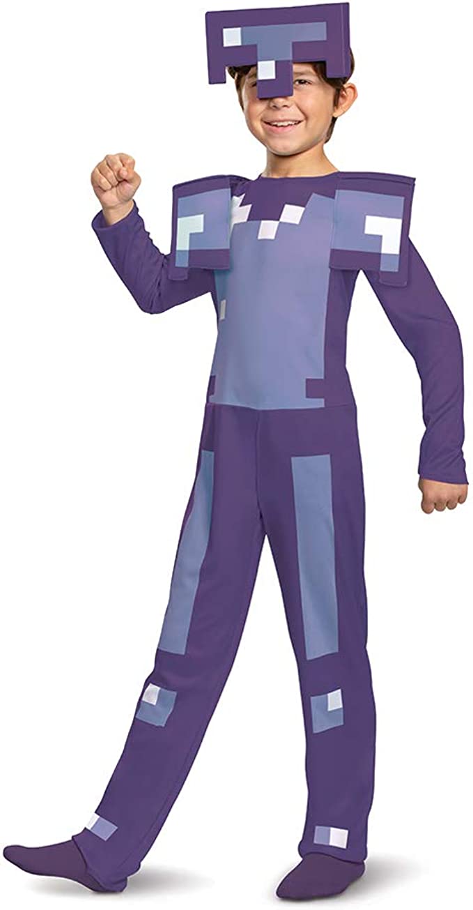 Disguise Minecraft Enchanted Diamond Armor Kid's Costume