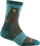 Darn Tough Women's Bear Town  Micro Crew Lightweight with Cushion Sock