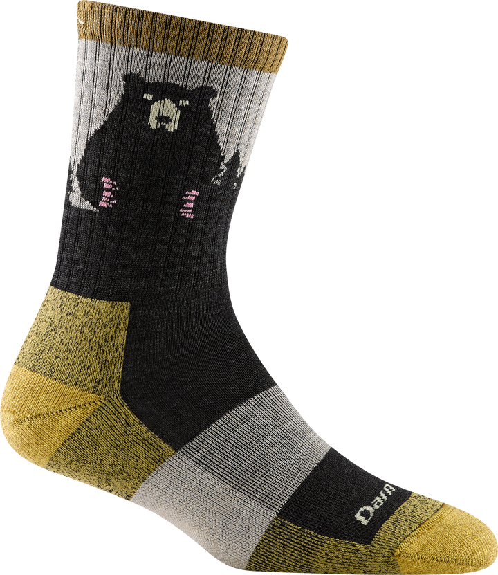 Darn Tough Women's Bear Town  Micro Crew Lightweight with Cushion Sock