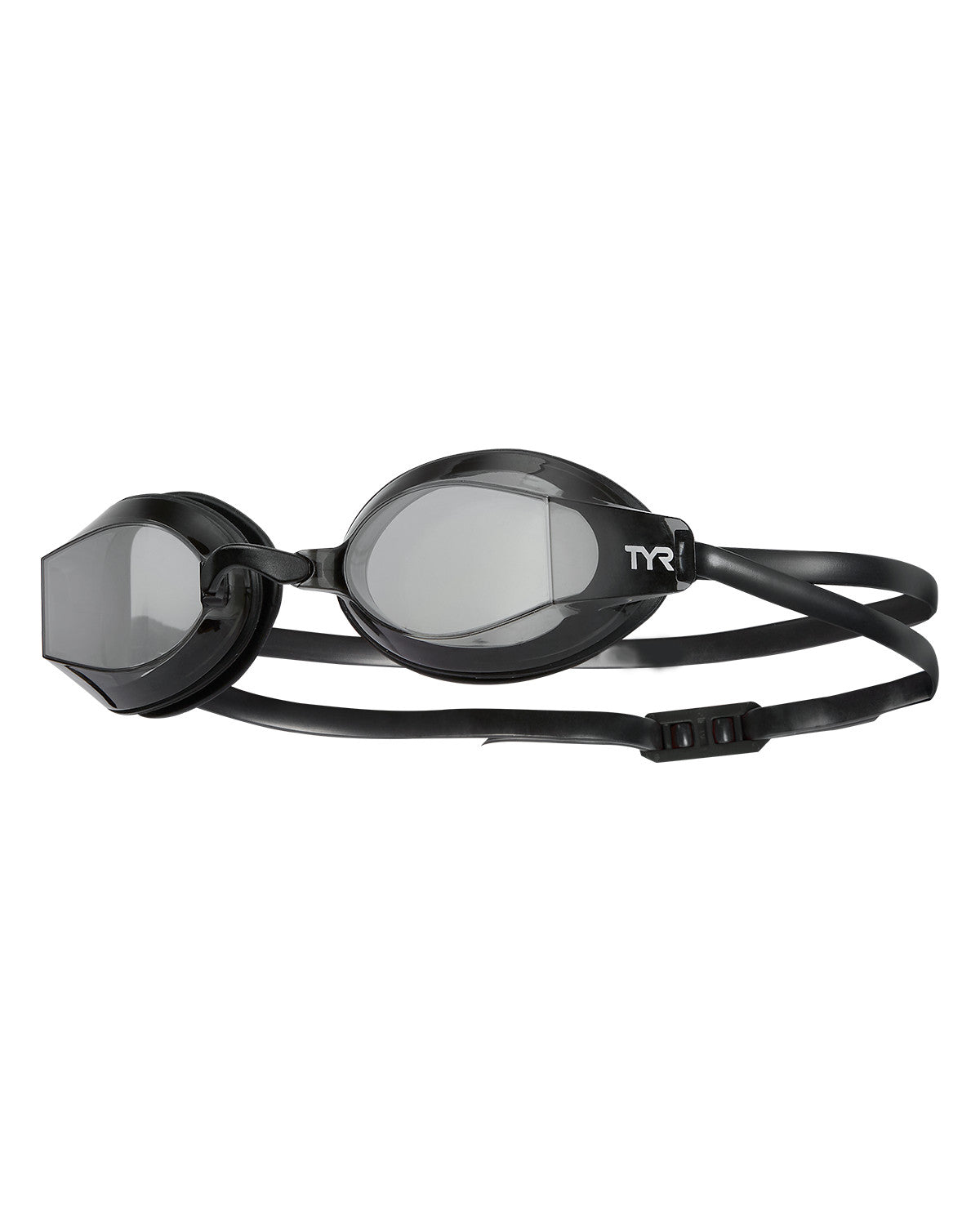 TYR Black Ops EV Racing Goggles Low Profile Competition Ready Swim Goggles with Wide Vision Anti-Fog UV Protection Lenses
