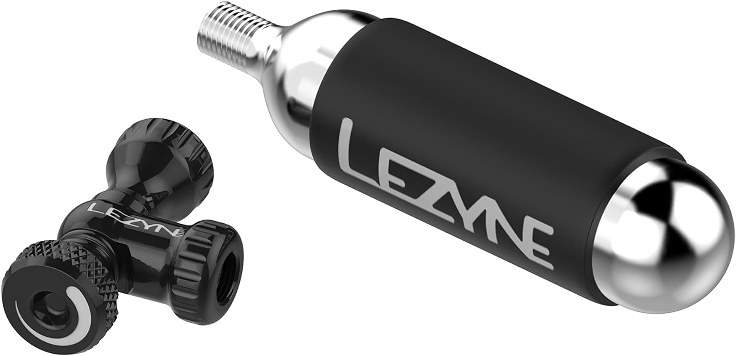Lezyne Control Drive CO2 Bicycle Tire Inflator, with 16G CO2 Cartridge