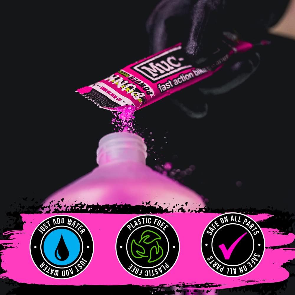 Muc-Off Punk Powder, Biodegradable Plastic-Free Bike Cleaner Refill Powder
