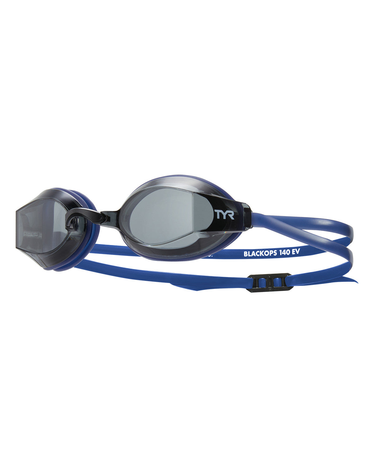TYR Black Ops EV Racing Goggles Low Profile Competition Ready Swim Goggles with Wide Vision Anti-Fog UV Protection Lenses
