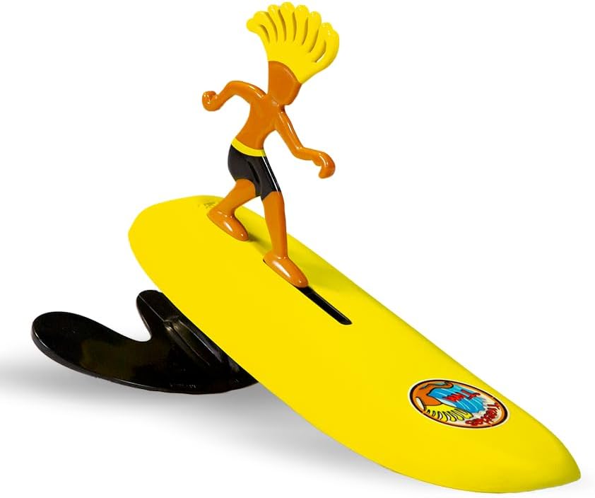 Surfer Dudes Classics Wave Powered Mini-Surfer and Surfboard Toy