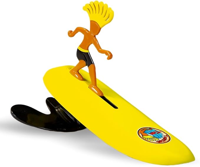 Surfer Dudes Classics Wave Powered Mini-Surfer and Surfboard Toy,  Bali Bobbi and Aussie Alice