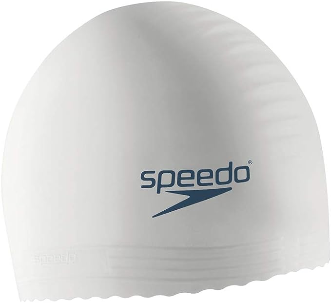 Speedo Unisex Swim Cap Solid Latex, One Size