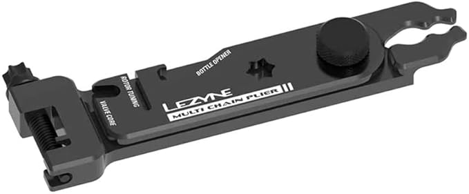 LEZYNE Multi-Chain Bicycle Pliers, Chain Link Removal Integrated with Chain Breaker Tool, Valve Core Wrench, Link Storage, All-in-One Bike Chain Tool