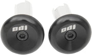 Odi Bar End Plugs, Anodized Black Aluminum, Pair, Color Black, One size