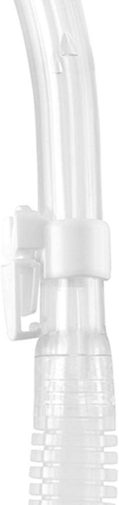 Cressi Adult Diving Dry Snorkel with Splash Guard and Top Valve