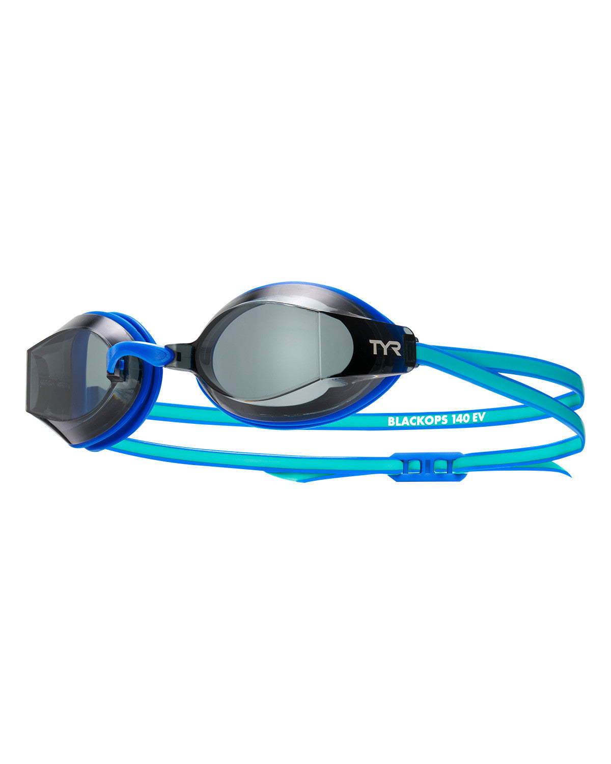 TYR Black Ops EV Racing Goggles Low Profile Competition Ready Swim Goggles with Wide Vision Anti-Fog UV Protection Lenses