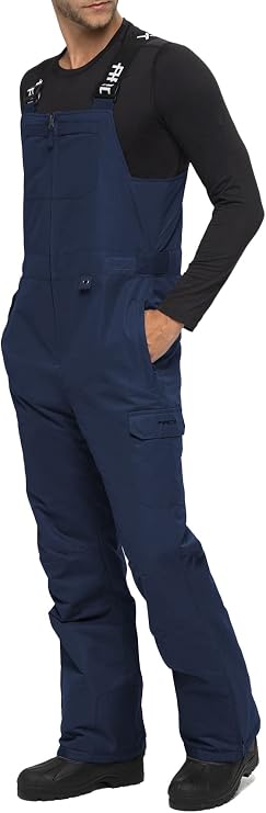Arctix Men's Avalanche Athletic Fit Insulated Bib Overalls, Blue Night, Large/32" Inseam