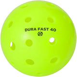 Pack of 24 Dura Fast 40  Outdoor Pickleball Balls | USAPA Approved and Sanctioned for Tournament Play- Neon