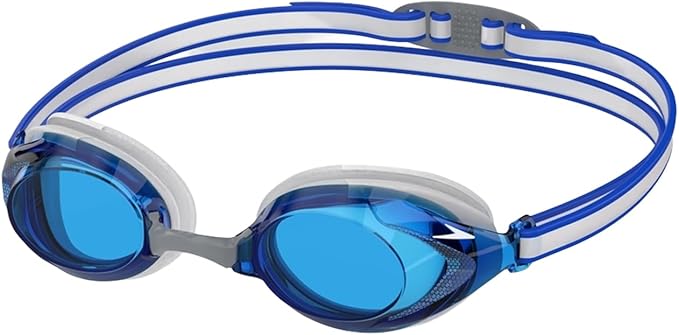 Speedo Junior Vanquisher 3.0 Swim Goggles, Youth Swimming Goggles, Anti-Fog, UV Protection, Comfortable Fit