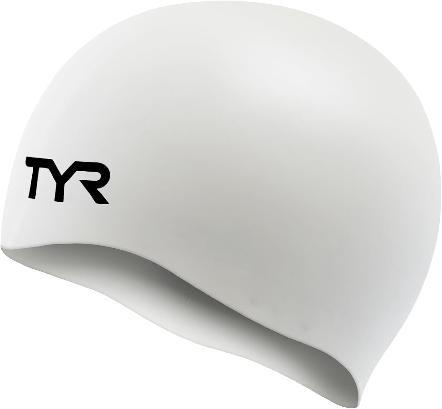 TYR Adult Wrinkle Free Silicone Swim Cap for Drag Reduction and Hair Protection