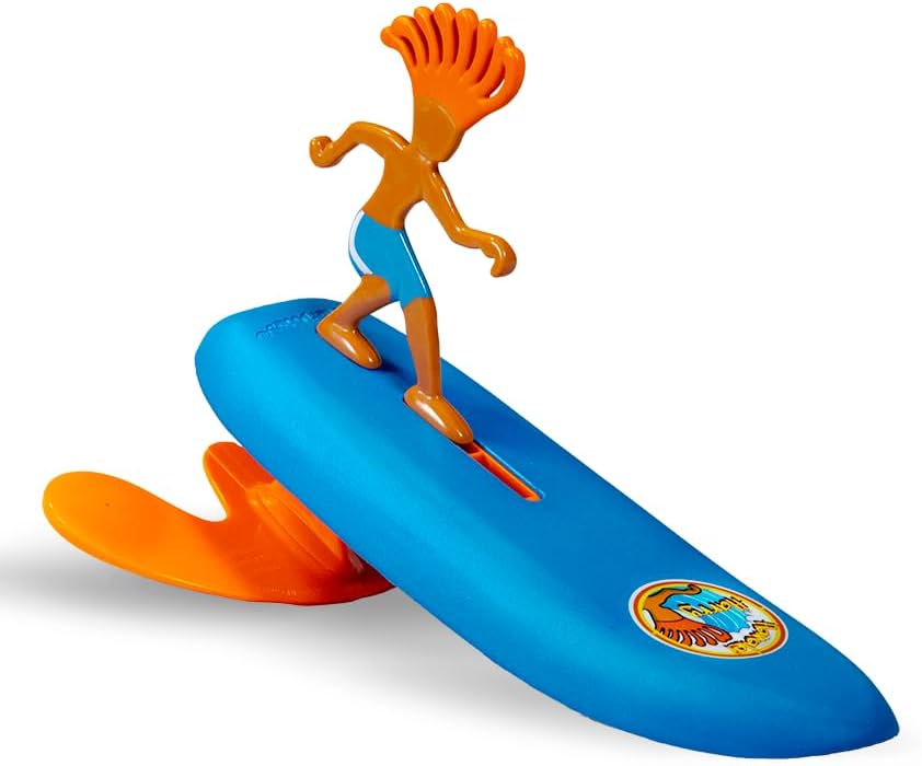 Surfer Dudes Classics Wave Powered Mini-Surfer and Surfboard Toy
