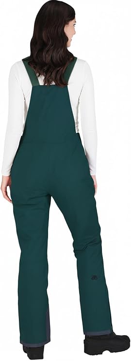 Arctix Women's Essential Insulated Ski Bibs, Water Resistant Snow Pants for Skiing & Snowboarding