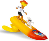 Surfer Dudes Legends & Surfer Pets Wave Powered Mini-Surfer, Pet and Surfboard Beach Toy