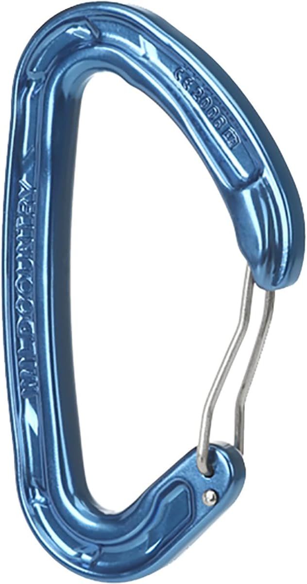 Wild Country Helium 3.0 Rock Climbing Carabiner, Large Wiregate, Lightweight Aluminum Carabiner
