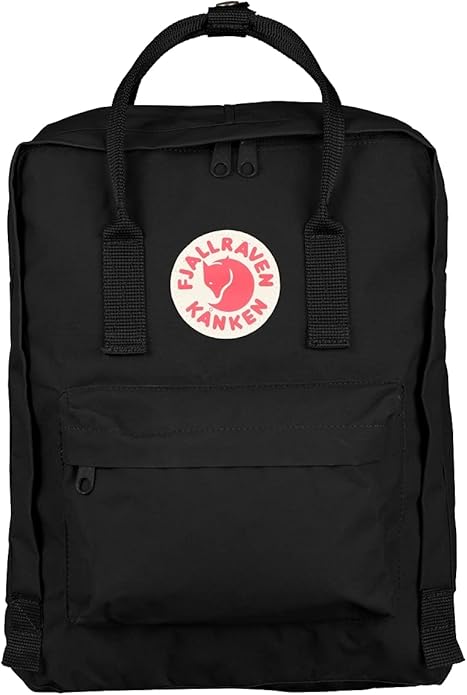Fjällräven Kånken Unisex Travel Backpack, Side Slip Pocket, Adjustable Shoulder Straps, Dual Top Handles Fog