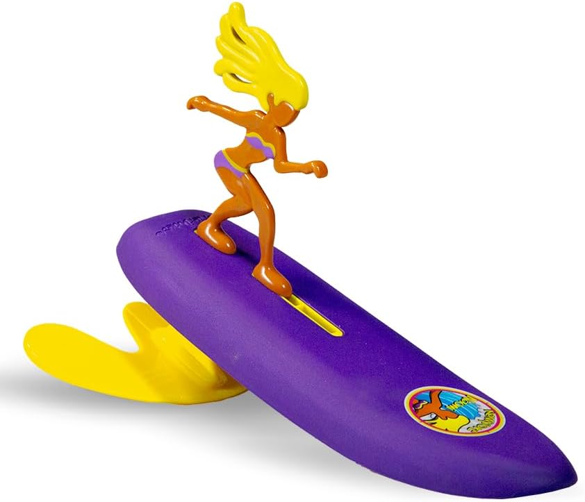 Surfer Dudes Classics Wave Powered Mini-Surfer and Surfboard Toy