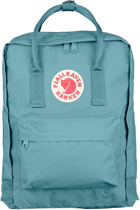 Fjällräven Kånken Unisex Travel Backpack, Side Slip Pocket, Adjustable Shoulder Straps, Dual Top Handles Fog
