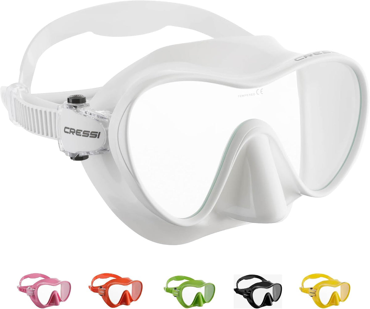 Cressi F1, Scuba Diving Snorkeling Frameless Mask, Perfect Seal Silicone Skirt