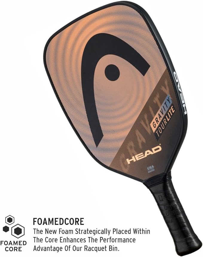 HEAD Gravity Lite Paddle with Sweetspot Power Core & Comfort Grip
