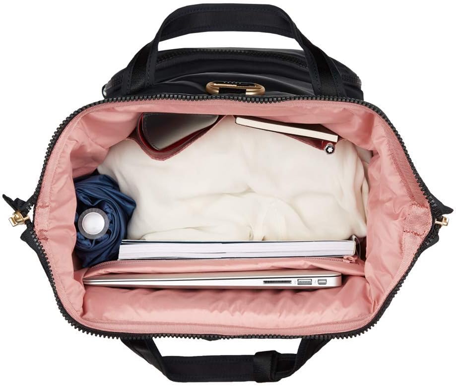PacSafe Women's Citysafe CX 17L Anti Theft Backpack-Fits 16 inch Laptop, Black, One Size