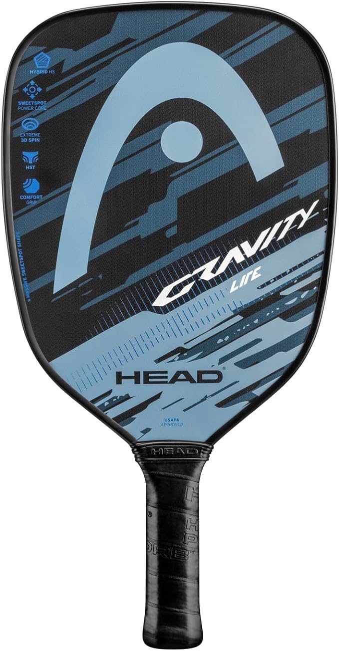 HEAD Gravity Lite Paddle with Sweetspot Power Core & Comfort Grip