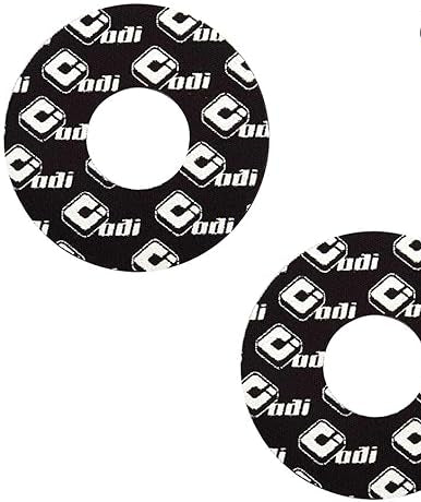 ODI Grip Donuts, Motorcycle Grips, Foam Material, Pair, Color Black